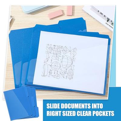 Buy Poly Colored File Folders With Slash Pocket, 1/3-cut Tabs