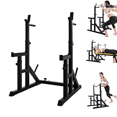 JX FITNESS Squat Rack, Barbell Rack, Bench Press Rack Push Up  Multi-Function Weight Lifting Gym/Home Gym