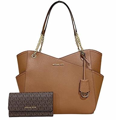 Michael Kors Jet Set Travel Large Chain Shoulder Tote (Tea Rose Multi) -  Yahoo Shopping