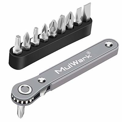 Klein Tools Multi-Bit Screwdriver and Mini Ratchet Tool Set (3-Piece)