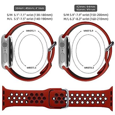 WINGLE for Apple Watch Ultra 2 Band 49mm Series 9 8 7 45mm 44mm 42mm Men,  Strong Magnetic Bands Bracelet Adjustable Silicone Sport Strap for iWatch