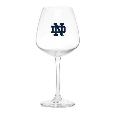 Notre Dame Fighting Irish Seal 2-Piece 16oz. White Wine Glasses Set