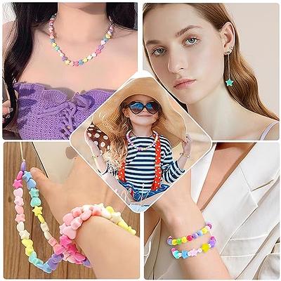 DULEFUN Colorful Beads Bracelet Making Kit with Pony Beads Pearl Beads Star  Heart Beads for Friendship Bracelets and Jewelry Making, Acrylic Plastic  Pastel Candy Color Beads for Girls - Yahoo Shopping