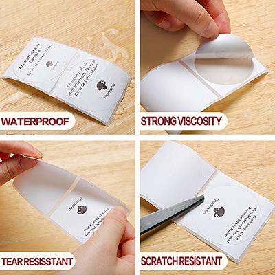 Phomemo M110 Thermal Labels for M110 Portable Labeler Printer Adhesive  Sticker Paper Round/Square Labels for Business,Office,DIY