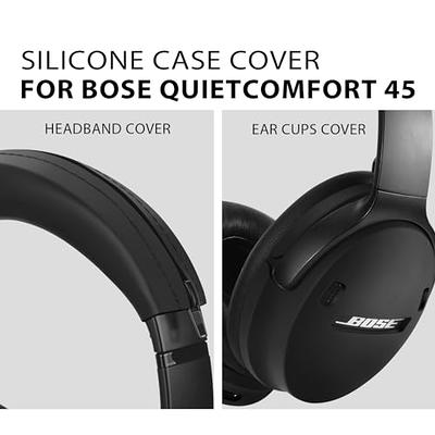 LEFXMOPHY Case for Bose QuietComfort Earbuds II 2022 / QuietComfort Ultra  (2023), Silicone Cover Protective Skin Sleeve (Black)