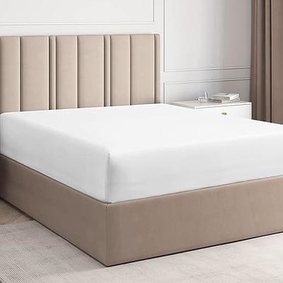 FreshCulture Twin Fitted Sheet Only - Hotel Quality Fitted Sheet Twin Size  - Ultra Soft & Breathable - Brushed Microfiber - Deep Pocket - Cooling