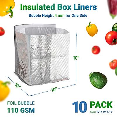 Foil Insulated Box Liners - 15x 12 x 10