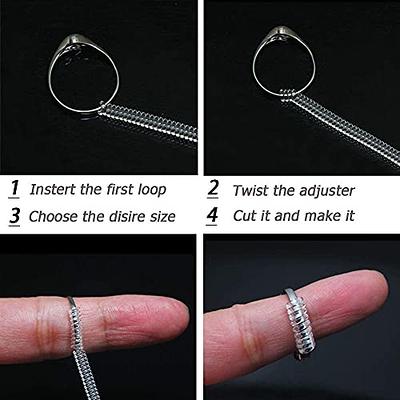 Supertina Ring Size Adjuster for Loose Ring Clear Silicone Ring Guard for  Women Men Four Different Size (6) - Yahoo Shopping