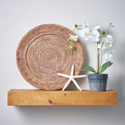 24 Floating Light Wood Shelf Natural - Threshold™ : Target