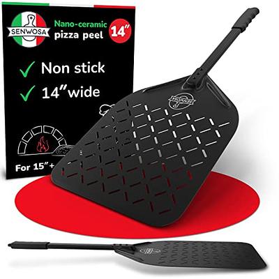 Senwosa 6in1 Ultimate Pizza Oven Accessories Kit: Perforated Pizza Peel 14  inch + Pizza Peel 12 inch + Oven Brush+ Stone Scraper + Turner Fork +  Bubble Popper Bundle - Yahoo Shopping