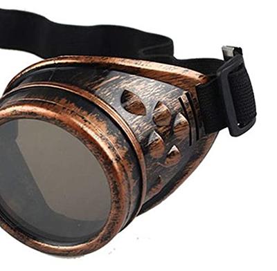 Attitude Studio Steampunk Goggles Steam Punk Glasses Cosplay Costume -  Copper