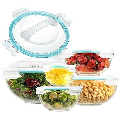 4Pack] 17oz Airtight Food Storage Container, Small Meal Prep