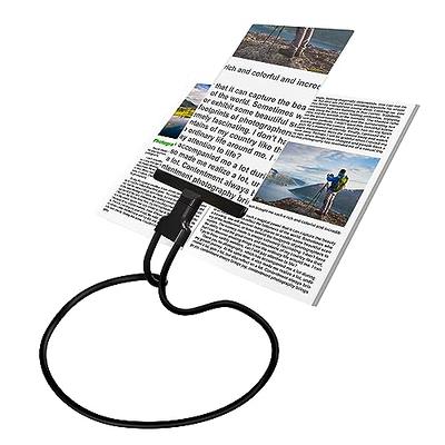 5X Hands Free Magnifying Glass for Reading.6.7 x 9.5Large Full Book Page  Magnifier for Neck Wear. Magnifier for Reading,Sewing, Cross Stitch