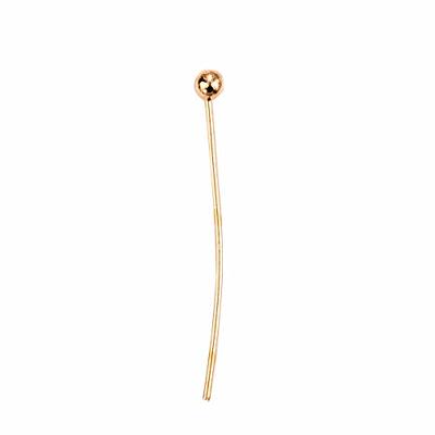 BEADIA Ball Head pins Gold for DIY Jewelry Making 20mm 600pcs