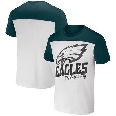 New Era Women's Philadelphia Eagles Color Block Grey T-Shirt