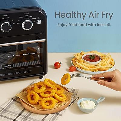 air fry Air Fryer Toaster Oven Combo, 4 Slice Toaster Convection Air Fryer  Oven Warm, Broil, Toast, Bake, Air Fry, Oil-Free, Accessories Included