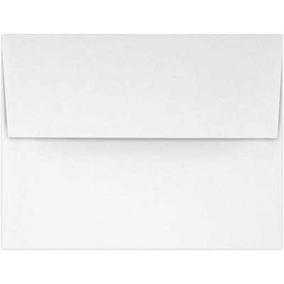 LUXPAPER A7 Invitation Envelopes for 5 x 7 Cards in 80 lb. Bright White,  Printable Envelopes for Invitations, w/Peel and Press Seal, 50 Pack,  Envelope