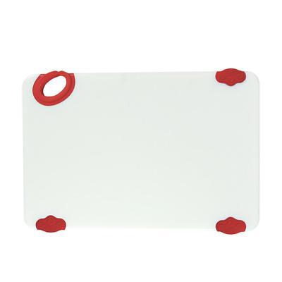 Restaurant Thick White Plastic Cutting Board 20x15 Large, 1 Inch Thick