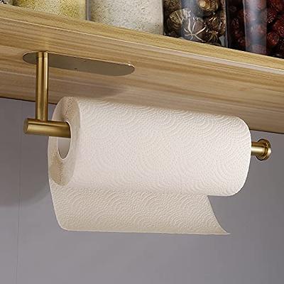 Toilet Roll Holder with Shelf & Anti-slip Mat - Brushed Brass