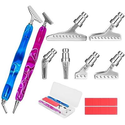 Premium Diamond Painting Pen Kit - Metal Tips and Tools - Pink+Blue+Silver