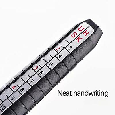 Meowoo Ring Sizer Measuring Tool Set, Ring Gauges with Finger Sizer Mandrel Ring  Sizer Tools for Jewelry Sizing Measuring black
