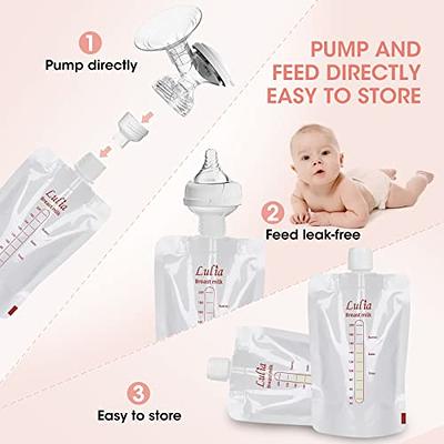 Lulia Electric Breast Pump with 10 Breastmilk Storage Bags, Breastfeeding  Pump with 4 Modes and 9 Levels, Portable Breast Pump with 24mm Flanges,  Strong Suction Power, Quiet, Pain Free - Yahoo Shopping