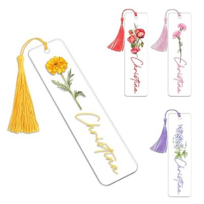 LOFART Custom Bookmark,Personalised Photo Bookmark Full Color Picture Bookmark  with Tassel Custom Engraved Texts Photo Bookmark for Lovers Teacher Family  Pets Birthdays Graduation Gifts - Yahoo Shopping