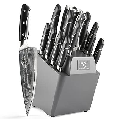 Vos Ceramic Knife Set with Covers 2 Pcs - 5 Santoku Knife, 3 Paring Knife  and 2 Black Covers - Advanced Kitchen Knives for Cutting, Chopping,  Slicing, Dicing with Ergonomic Unique Handles - Yahoo Shopping