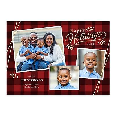 Custom Christmas & Holiday Cards, 5x7 Cardstock, Blank Envelope, Brilliant Christmas Year