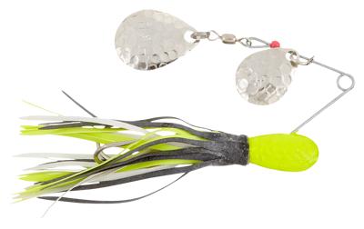 H&H Lures Original Spinnerbait- Double Blade - Chartreuse Black