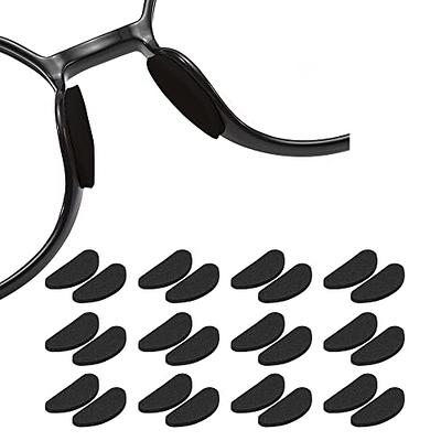 Omnful Eyeglass Nose Pads, 2.0mm Thinckness Adhesive Anti-Slip Silicone  Nose Pads for Glasses,Soft Silicone Cushion Nose Pad for Eyeglasses, Glasses,  Sunglasses (5 Pairs, Black) - Yahoo Shopping