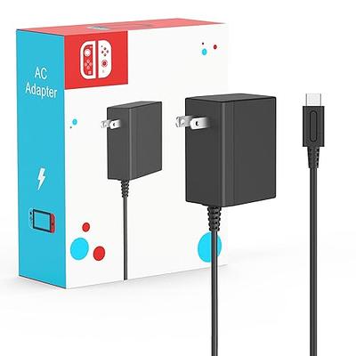 Charger for Nintendo Switch, MARSDOCK 45W AC Adapter Power Supply for Switch,  15V 2.6A Fast Charging with 5FT USB C Cord Compatible with Switch Lite/ Switch OLED/Steam Deck Dock, Support TV Mode 