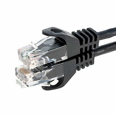 Ethernet Cable Cat6 30m/100ft, High-speed 10gbps Lan Cable With Gold Plated  Rj45 Connector For Router, Modem, Pc, Switches, Hub, Laptop, Black, 1 Pack