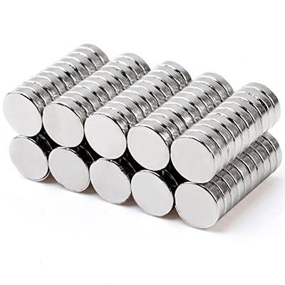 MIN CI 100 Pcs Strong Round Small Rare Earth Magnets, Mini Refrigerator  Neodymium Magnets Disc for Whiteboard Locker Fridge DIY Crafts Dry Erase  Board