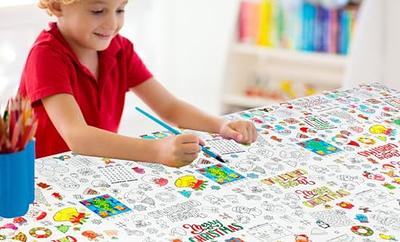 Christmas Coloring Tablecloth