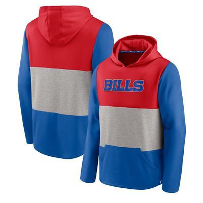 NFL Team Apparel Youth Buffalo Bills Primary Logo Grey Hoodie