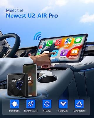 OTTOCAST U2-AIR Wireless CarPlay Adapter 2023 - Apple CarPlay Wireless  Adapter Convert Wired to Wireless Plug & Play Dongle 5Ghz WiFi Auto Connect  Online Update for iPhone & OEM Wired CarPlay Cars : Electronics 