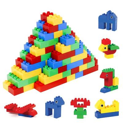 Toy Blocks Sorter Sifter, Cute Portable Storage Brick Box for Lego Blocks,  Three Different Size Sorter Perfect for Multiple Building Blocks, Gift for