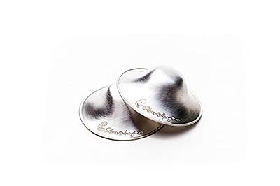 Boboduck The Original Silver Nursing Cups - Nipple Shields for Nursing  Newborn, Newborn Breastfeeding Must Haves for Soothe and Protect Your  Nursing Nipples - Trilaminate 999 Silver (Regular Size)