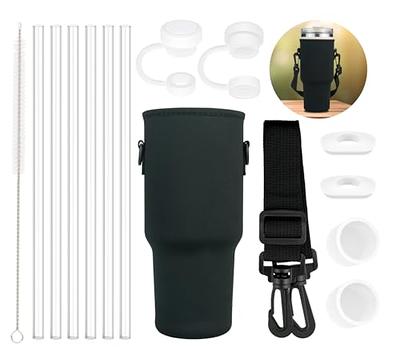 Water Bottle Carrier Bag Holder, Neoprene Bottle Sleeve For Stanley Cup  Accessories 40oz With Strap Gym Bottle Accessories