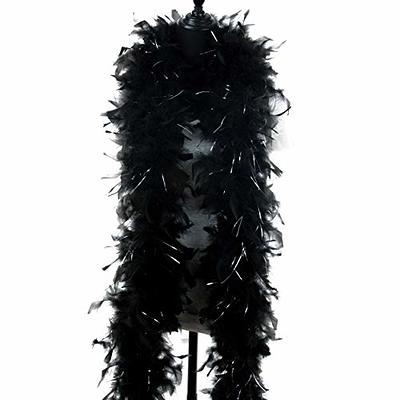 1 Yard Chandell Feather Boa with Tinsel Kid Feather Boa Feather