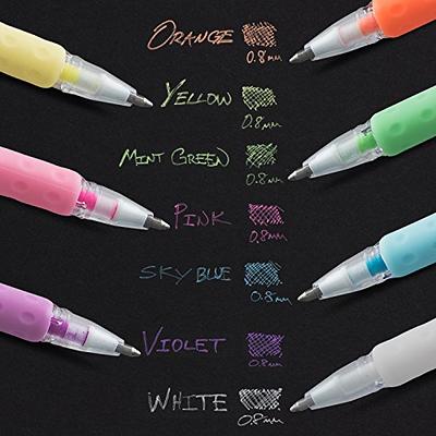  Pentel Arts Sparkle Pop Shimmering Metallic Gel Pen, (1.0mm)  Bold Line, Assorted Iridescent Ink Colors, 4 Pack