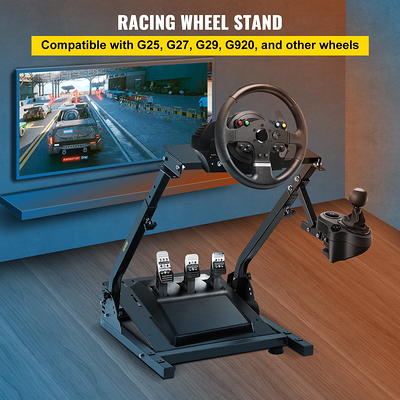 DIWANGUS Racing Steering Wheel Stand Simulator Racing Stand Tilt-Adjustable  Steering Wheel Stand for Logitech G25/G27/G29/G920,Thrustmaster T300Rs/