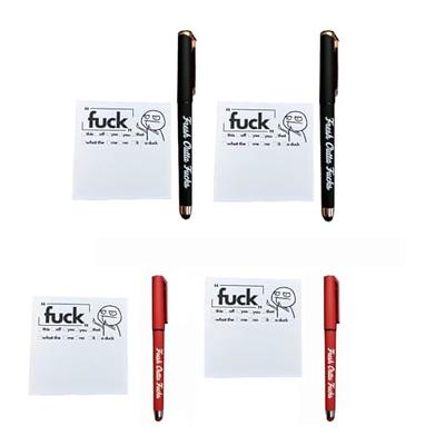 Fresh out of Fucks Pen Set (funny, sweary, office, gift)