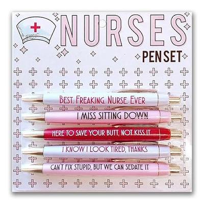 8 PC Nurse Pens Funny Nurse Pens Bulk Snarky Cute Novelty Nurses Pen Set  For Nursing School Students RN Medical Assistants Hospital Essentials  Office Work Supplies Accessories Gifts for Coworkers - Yahoo Shopping