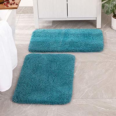 Gorilla Grip Memory Foam Bath Rug, 60x24, Large Thick Soft Striped Bathroom  Mat, Absorbent Decorative Mats, Washable, Durable Ba