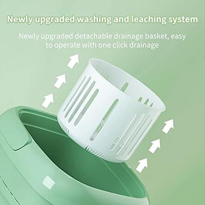 Mini Washer Machine 8L Mini Washer Portable Socks Washer Machine Efficient  Small Laundry Bucket Lazy Person