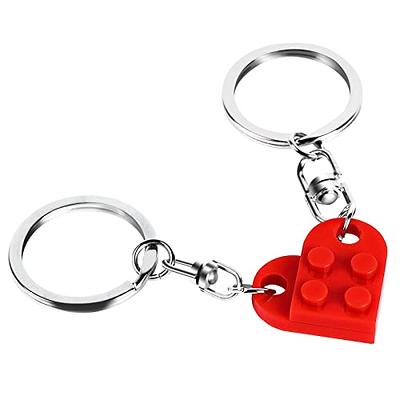 KINBOM Heart Keychain Set, 2pcs Matching Heart Keychain Couple Keychains  Small Heart Decorations for Party, Valentines Gift for Girlfriend Boyfriend  (Black) - Yahoo Shopping