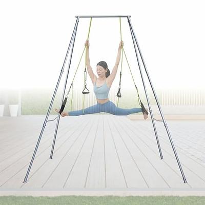 FEBTECH - Aerial Yoga Stand Frame - Steel Yoga Trapeze Stand Support Up to  550 LBs for Indoor