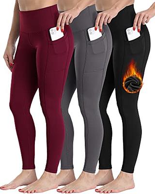 Ginasy Fleece Lined Leggings Women Winter Thermal Business Casual High  Waisted Stretch Pull On Comfy Work Dressy Warm Pants Black at  Women's  Clothing store